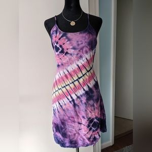 Tye dye lightweight cotton dress, size small